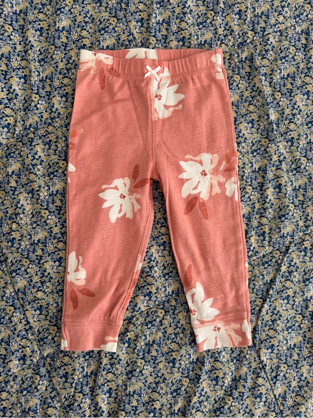 Carter's Rose Pink Floral Leggings